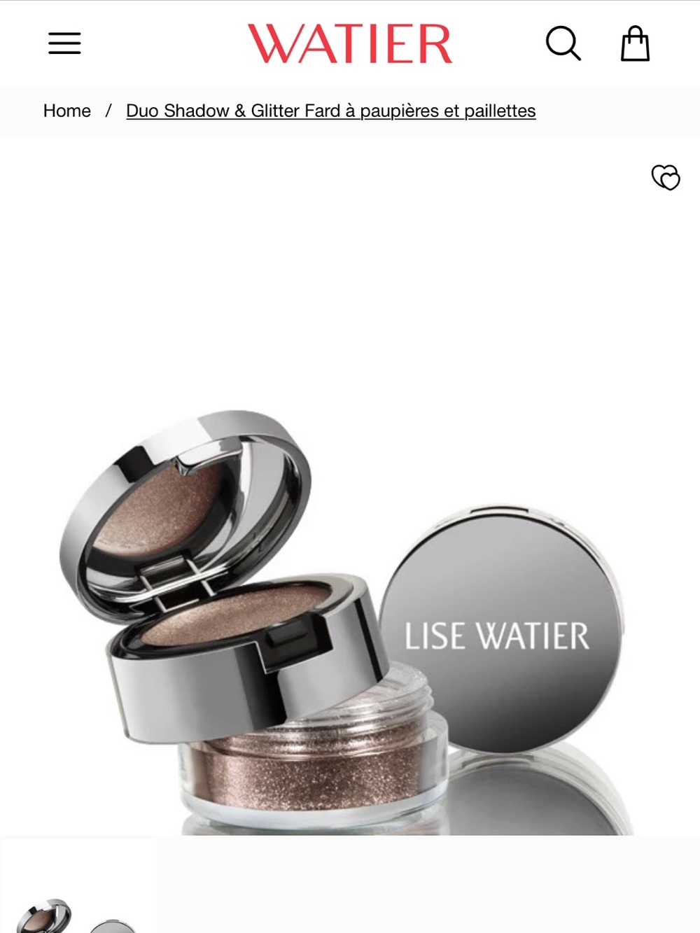 New Lise Watier Duo Eyeshadow & Glitter